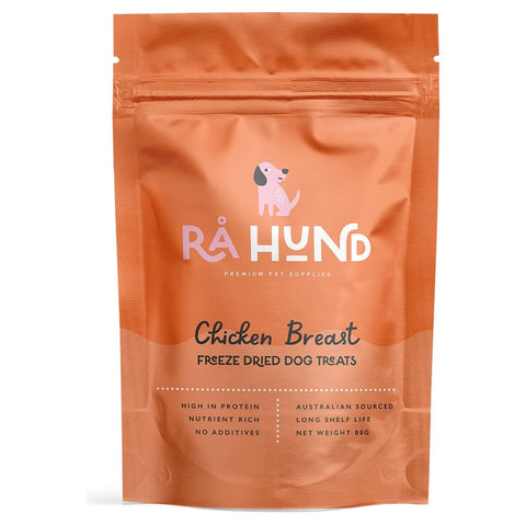 Freeze Dried Chicken Breast Treats, Rå Hund product photo