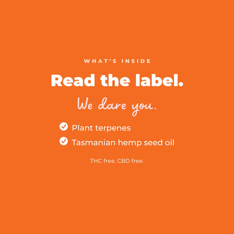 Natural Joint & Mobility Drops for Dogs: ingredient list. Read the label, we dare you.